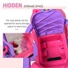 INFURNIC Baby Walkers 3 in 1 Push Car with Steering Wheel and Storage for Toddlers, Pink, 33.5"*17"*33.8" - 4 of 4
