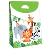 Big Dot of Happiness Jungle Party Animals - Safari Zoo Animal Birthday or Baby Shower Gift Favor Bags - Party Goodie Boxes - Set of 12 - 3 of 4