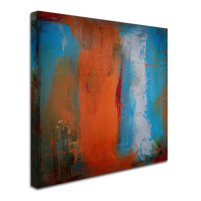 Trademark Fine Art -Nicole Dietz 'Orange Swatch' Canvas Art