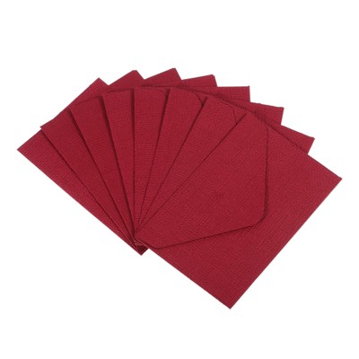 Unique Bargains Blank Paper Mini Vintage DIY Greeting Card Envelope 20 Pcs