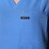 Members Only Siena V-Neck Scrub Top for Women With Double Chest And Waist Pockets - 3 of 4