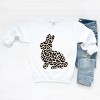Simply Sage Market Leopard Bunny Sweatshirt - XL - White - 3 of 4