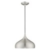 Livex Lighting Amador 1 - Light Pendant in  Brushed Aluminum - 3 of 4