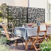 Dovelina Metal Outdoor Privacy Screen Freestanding Patio Decorative Screens - 4 of 4