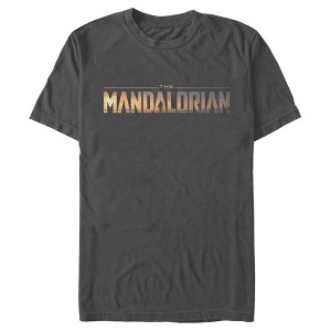 Men's Star Wars The Mandalorian Silhouette Logo T-Shirt - 1 of 4