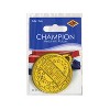 Beistle Champion Medal w/Ribbon, 30" w/2" Medal, (6/Pkg) Multicolored - 2 of 2
