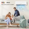 Costway 9000 BTU Mini Split Air Conditioner & Heater with 0.75 Ton Pre-Charged Heat Pump - 2 of 4