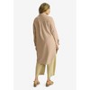 Jessica London Women's Plus Size Linen Mega Tunic - 3 of 4