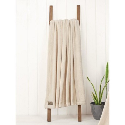 Taupe Oversized Plush Fleece Throw Blanket