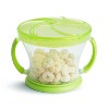 Snack Catcher Toddler Snack Cups, No Spill, 2 Pack, Blue/Green - 4 of 4