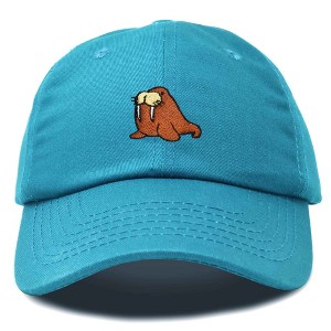 Dalix Walrus Cap Embroidered Mens Cotton Dad Hat Baseball Hat - 1 of 4