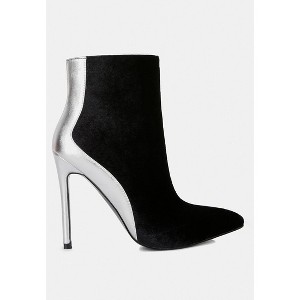Slade Metallic Highlight High Heeled Ankle Boots - 1 of 4