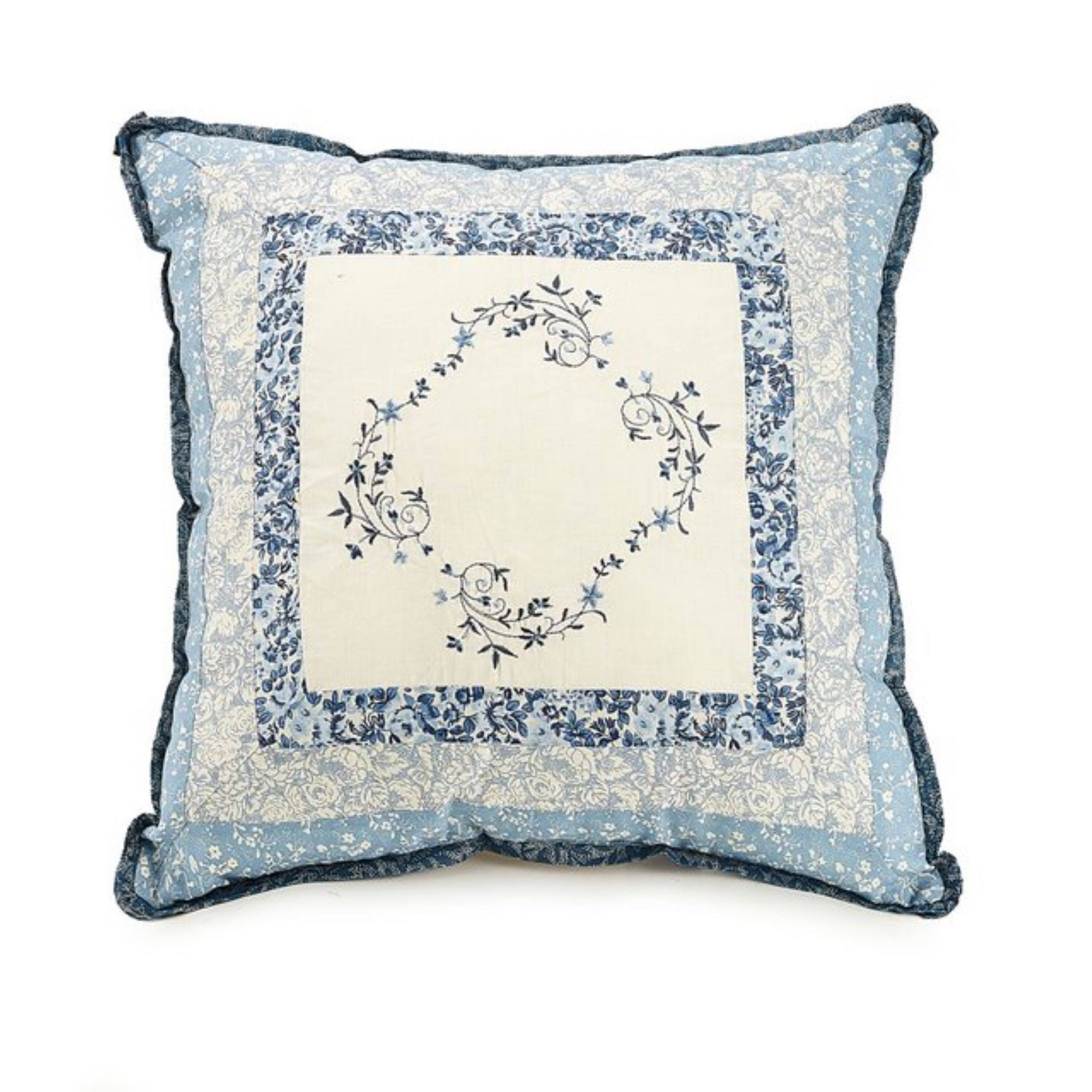 16"x16" Charlotte Square Throw Pillow - Modern Heirloom