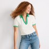 Lands' End Women's Short Sleeve Wide Rib Polo - 4 of 4