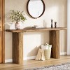 Hommoo Farmhouse Console Table Brown - 3 of 4