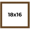 PosterPalooza | Flat Gold Picture Frame - UV Acrylic, Backing Board, Hanging Hardware Included - 2 of 4