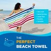 Ben Kaufman Cabana Stripe Beach & Pool Towel - Large Cotton Terry Beach Towel - Soft & Absorbant - Assorted Colors - image 2 of 4