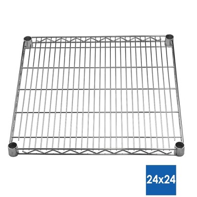 84" Chrome Wire Shelving Unit with Adjustable 5 Tiers