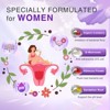 ZEBORA Women's Probiotics 100 Billion CFUs with Enzymes & Prebiotics Vaginal and D Mannose & Cranberry - 90 Capsules - 2 of 4