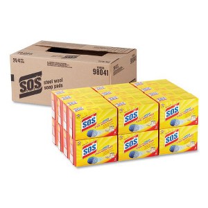 S.O.S Steel Wool Soap Pads , Pack of 24 - 1 of 1