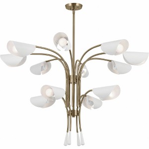Kichler Lighting Arcus 12 - Light Chandelier in  Champagne Bronze/White - 1 of 3
