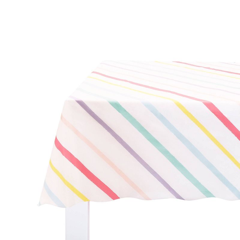 Striped Table Cover White - Spritz&#8482;, 5 of 8