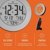 Marathon Round Atomic Alarm Clock with Push-Button Backlight, Indoor temperature & 8 Time Zones - 3 of 4