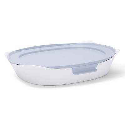 DuraLite Glass Bakeware, 2.5qt Baking Dish, Cake Pan, or Casserole Dish with Lid