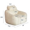 MAXYOYO Giant Bean Bag Chair with Pillow - Plush Large Bean Bag Chair Couch (Zippered Link Pillow) - 3 of 4