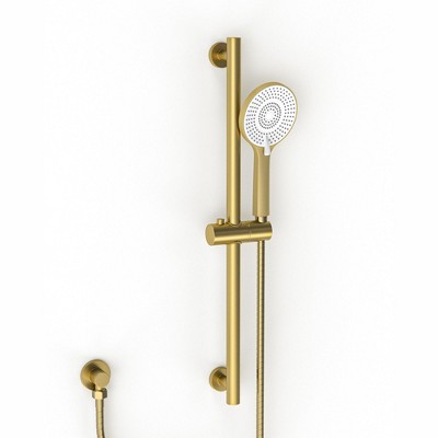 YAWWALK 3-Spray Wall Bar Shower Kits 1.8 GPM with Handheld Shower