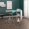 Cutting Table with Grid Silver/White - Sew Ready: Height Adjustable, Folding Sewing Table with Storage & Casters - 2 of 4