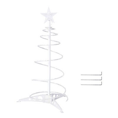 Yescom Munchkin 2ft Spiral Tree for Indoo forr Outdoor Holiday Christmas Decoration Warm White Yellow