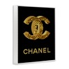 Stupell Industries Gleaming Fashion Brand Logo Black Framed Giclee Art - 3 of 4