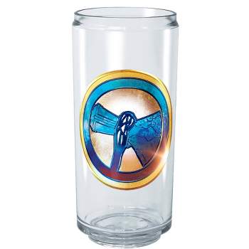 Marvel: Thor: Love and Thunder Stormbreaker Gold and Blue Logo Tritan Can Shaped Drinking Cup
