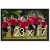 PosterPalooza | Simple Black Picture Frame - UV Acrylic, Backing Board, Hanging Hardware Included - 2 of 4