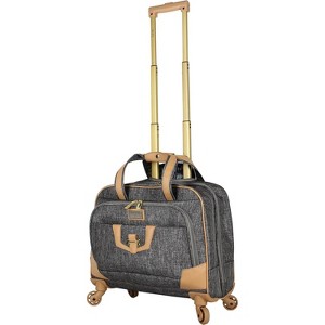 Nicole Miller Paige Softside Spinner 17 Inch 4W Rolling Briefcase Tote - 1 of 1