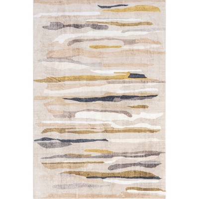 nuLOOM Elvi SpinClean Machine Washable Stain-Resistant Area Rug