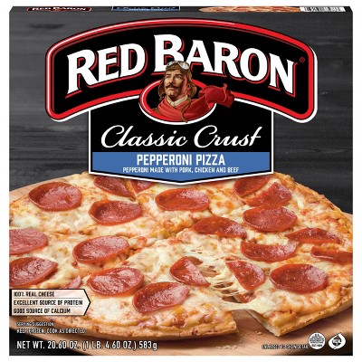 Red Baron Fully Loaded Pepperoni Frozen Pizza - 27.85oz : Target