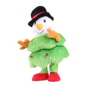 iMountek"Electric Dancing Singing Plush Toy Elk - Interactive, Twisting, Mimicking, Wiggly Dance Gift for Kids"Green - 1 of 4