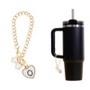 Unique Bargains Heart Bow Water Cup Pendant 1 Pc - 3 of 4