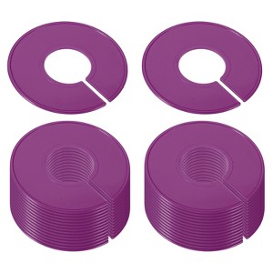 Unique Bargains Blank Labels Round Clothes Dividers Label for Closet Hanging Clothes 30 Pcs - 1 of 4