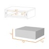 INFURNIC Nightstands Wall Mounted Floating Nightstand with Drawer and Spacious Storage for Home Organization, White, 15.7"*13.4"*5.1" - 2 of 4