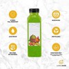 French Countryside 16 Ounce Juice Bottles, 10 Square Juicing Bottles - with Tamper-Evident Caps, Reusable, Clear Glass Juicing Storage Bottles, for