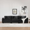 KTMBDW Chenille Armchair, 46.4" Wide Accent Chairs for Living Room & Bedroom Modern Lounge Chair, Upholstered Mid-Century Single Sofa Chair - 2 of 4