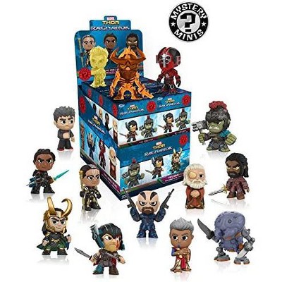 Funko Thor Ragnarok Mystery Minis Display Case Of 12 Blind Box Figures Target - roblox series 2 mystery character blind box figure
