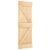 VidaXL Door NARVIK 27.6"x82.7" Solid Wood Pine - 2 of 4