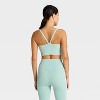 Women's Everyday Soft Light Support Velour Piped Sports Bra - All In Motion™ - 2 of 4