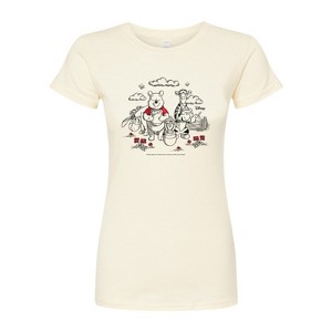 Women's - Disney - Winnie The Pooh Character Group Honey Fitted Graphic T-Shirt - 1 of 2