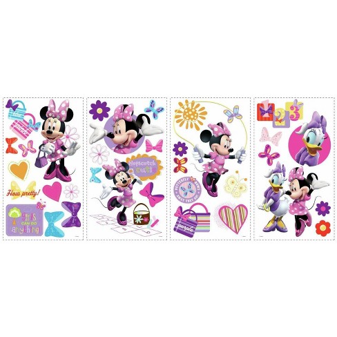 Minnie Mouse Bow-Tique Giant Peel & Stick Wall Decal – US Wall Decor