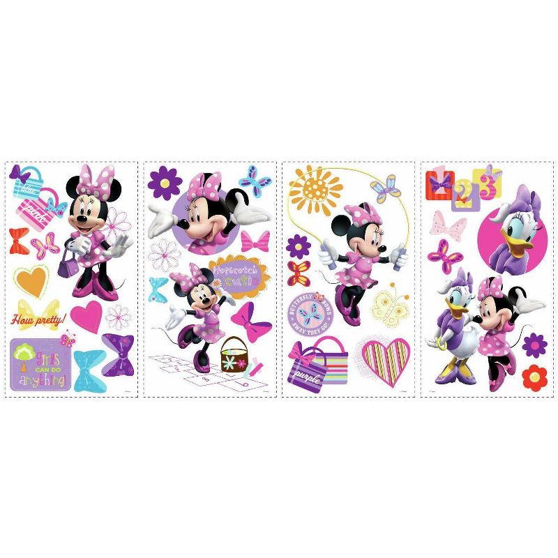 Minnie Bow-Tique Peel and Stick Kids&#39; Wall Decal, 1 of 6